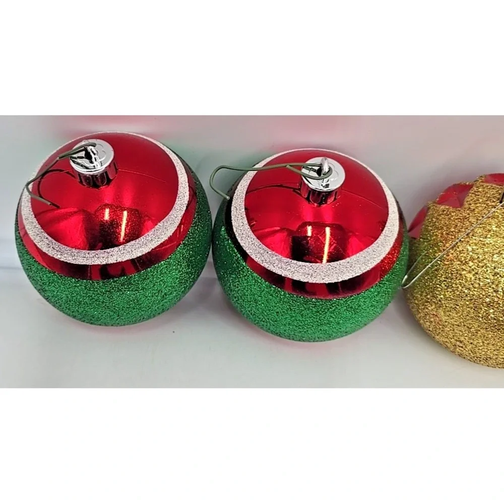 Vintage Mouth Blown Blown Glass Germany 5 Christmas Ornaments